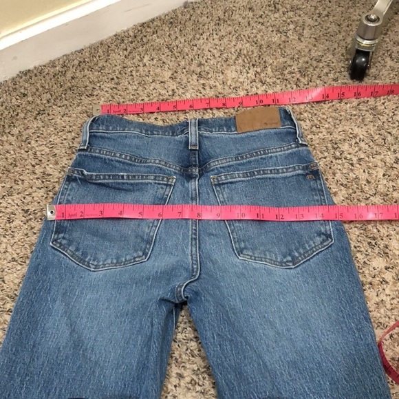 Madewell The Perfect Vintage Jeans Size 23 Distressed Blue Denim - Picture 4 of 12